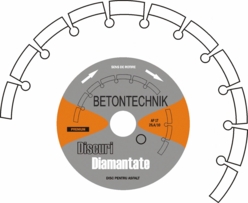 Disc diamantat pentru asfalt-PREMIUM- AP17/350  